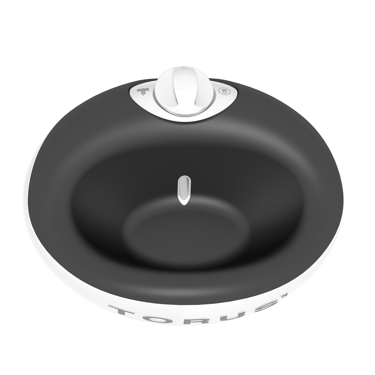 Black Torus Small Sip water bowl