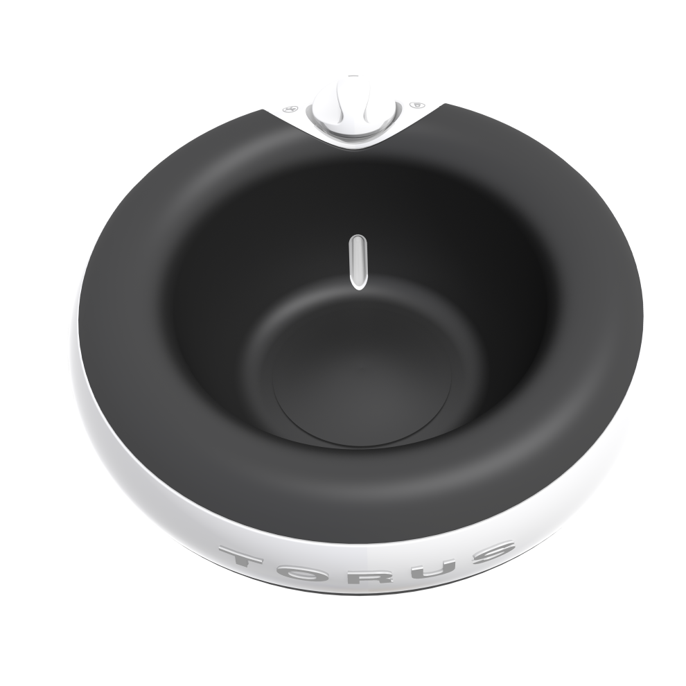 Torus top dog bowl